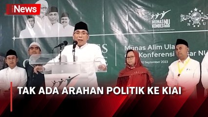 Tegas Gus Yahya Sebut Tak Ada Arahan Politik ke Kiai NU