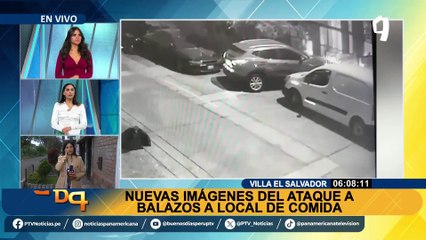 VES: revelan nuevos videos del ataque a balazos a local de comida que dejó dos heridos