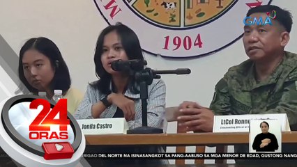 Pagdukot ng militar, iginiit ng 2 environmentalist na iniharap ng gobyerno matapos silang mawala | 24 Oras