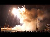 Double Vertical Mascleta At The Veles e Vents - Fallas 2018 - Valencia, Spain @fireworksfestivals