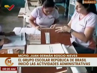 Guárico | Iniciaron actividades administrativas en el Grupo Escolar República de Brasil