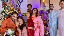 Devoleena Bhattacharjee First Ganesh Chaturthi Puja With Husband Shanawaz Viral | Boldsky