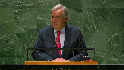 خلال اجتماع الجمعية العامة للأمم المتحدة... #غوتيريش: التهديدات النووية تعرض العالم للخطر وتجعله أقل أمنا  #العربية