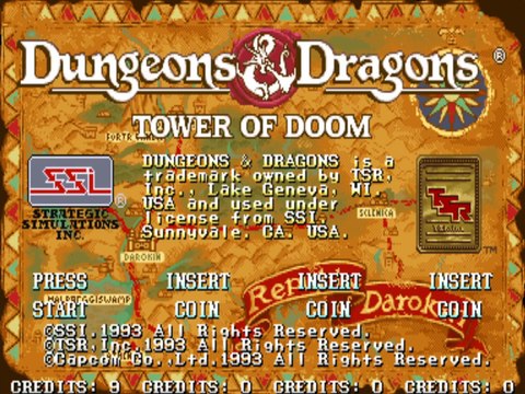 Dungeons & Dragons: Tower of Doom full game play