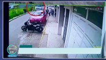Chofer de camión arrolla a ciclista y huye