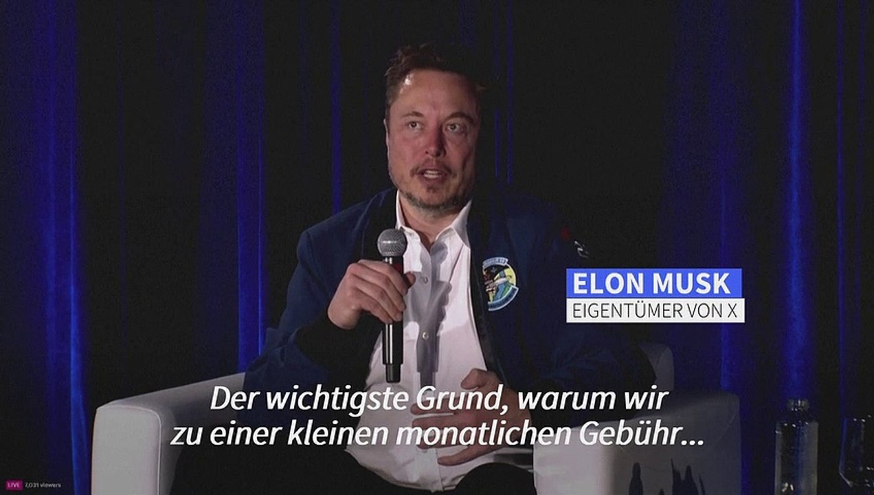 Musk: Onlinedienst X könnte für alle gebührenpflichtig werden