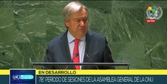 António Guterres: Enfrentamos una serie de amenazas existenciales