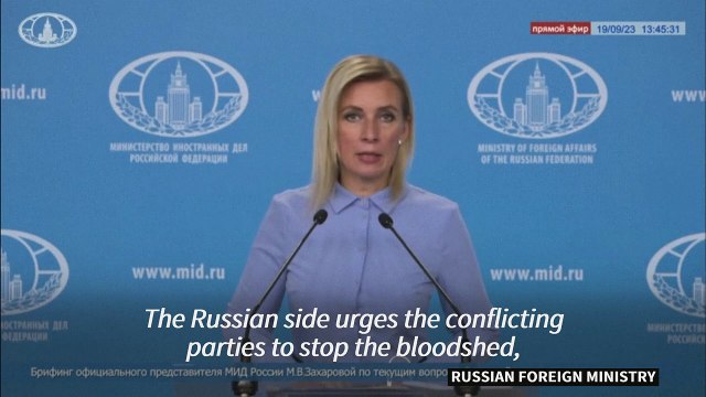 Russia urges Armenia, Azerbaijan to end 'bloodshed' in Karabakh