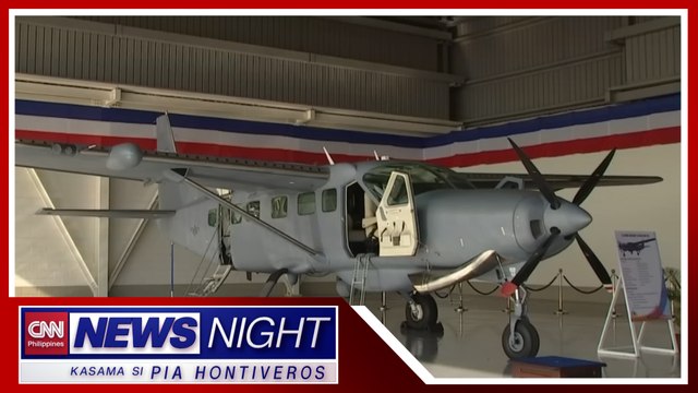 PH nakatanggap ng bagong surveillance plane mula sa U.S. | News Night