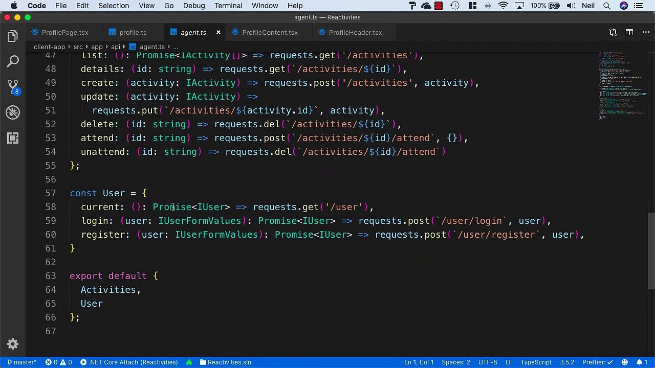 Photo Upload Part 2 - Client (Legacy) - Getting the profile data from the API