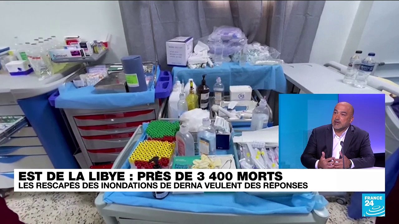 Inondations en Libye : le travail des secouristes est "très compliqué"