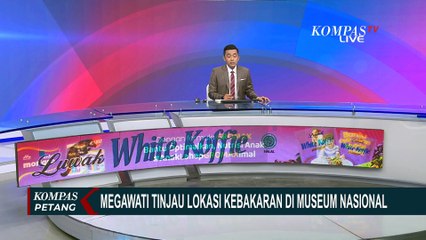 Ditemani Kepala BRIN dan Nadiem Makarim, Megawati Tinjau Lokasi Kebakaran di Museum Nasional!