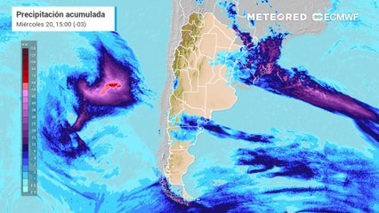 Acumulados de lluvia