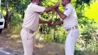 Fight between Cops