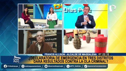 Francis Allison: "Si colocan militares en las calles de SMP y SJL, van a trasladar la delincuencia a otros distritos"