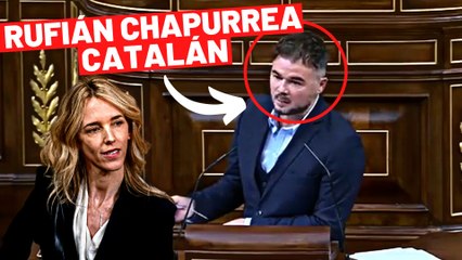 Álvarez de Toledo se pitorrea de Gabriel Rufián por el nefasto catalán que chapurreó en el Congreso