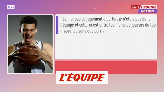 Wembanyama : « Je serai bien sûr présent aux JO » - Basket - JO 2024 - Bleus
