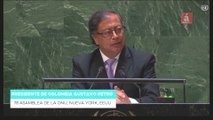 Presidente de Colombia Gustavo Petro ante la ONU