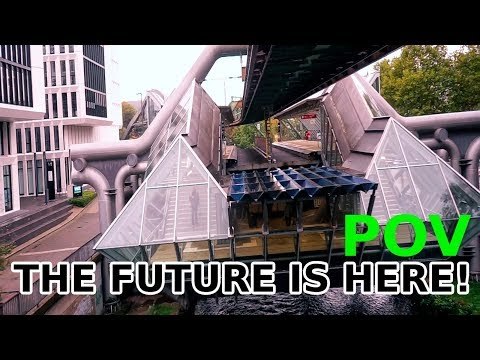 POV Wuppertal Suspension Train Ride - Upside Down Railway - Unique Trains Around the World.