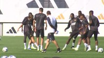 Real Madrid training ahead of UEFA Champions League clash with Union Berlin