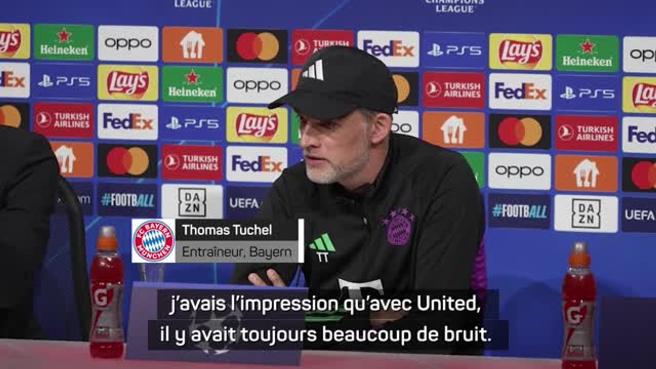 Gr. A - Tuchel : "Il y a toujours plus de bruit autour de Manchester United"