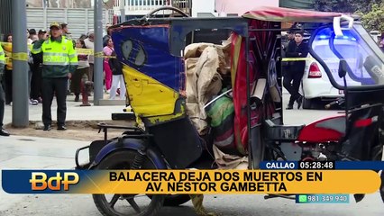 Pelea vecinal termina en tragedia en el Callao: dos extranjeros mueren baleados tras gresca