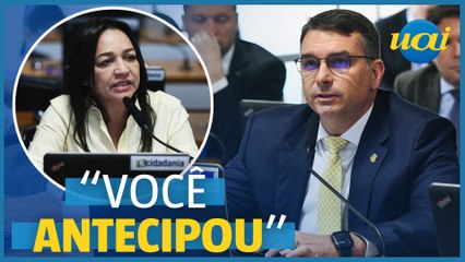 Flávio diz que Eliziane quer indiciar Bolsonaro na CPMI do 8/1