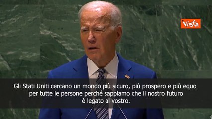 Biden: Nessuno pu? affrontare da solo le sfide di oggi