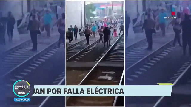 Desalojan a usuarios del Metro CDMX por falla eléctrica