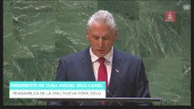Discurso ante la ONU de Miguel Díaz-Canel Bermúdez Presidente de Cuba