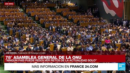 Joe Biden: "Sola Rusia tiene el poder de poner fin a esta guerra de inmediato"
