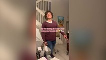 Son dresses up like his mother to use her ID in viral TikTok clip and she finds it funny