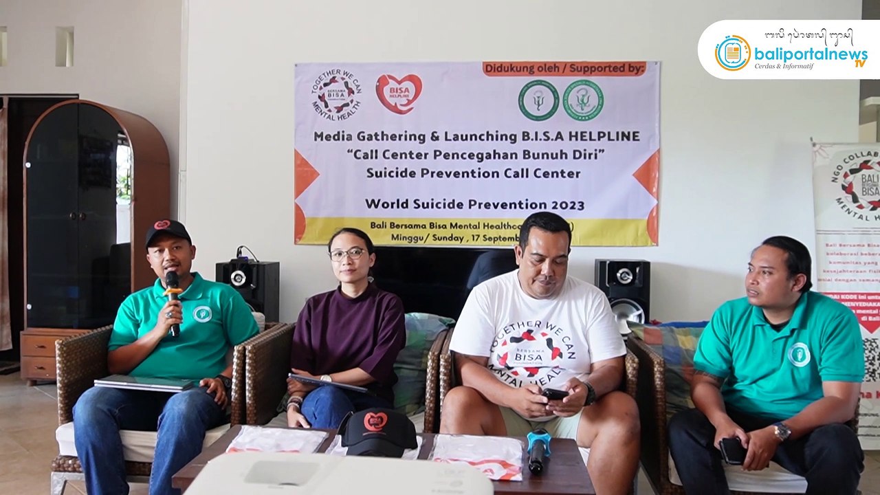 PELUNCURAN LAYANAN BISA HELPLINE, UNTUK CEGAH KASUS BUNUH DIRI