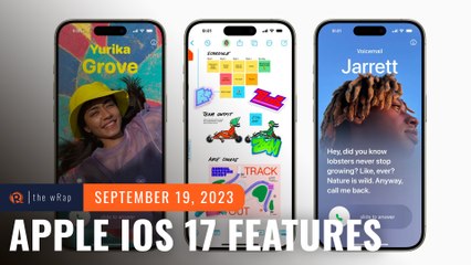 New iOS 17 features: Full-screen contact posters, auto transcription, swipe-to-reply