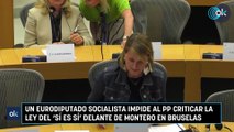 Un eurodiputado socialista impide al PP criticar la ley del 'sí es sí' delante de Montero en Bruselas