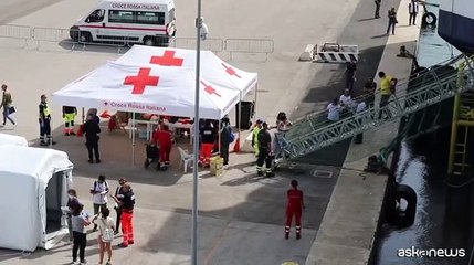 Geo Barents, a Brindisi sbarcano 471 sopravvissuti, 173 minori soli