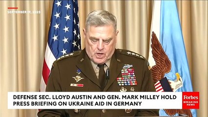 Austin, Milley Discuss Aid To Ukraine Following Meeting With Ukraine Defense Contact Group