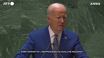 Biden: "Opporsi alla Russia contro gli aggressori di domani"