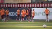 Galatasaray train ahead of their UEFA Champions League clash with FC Copenhagen