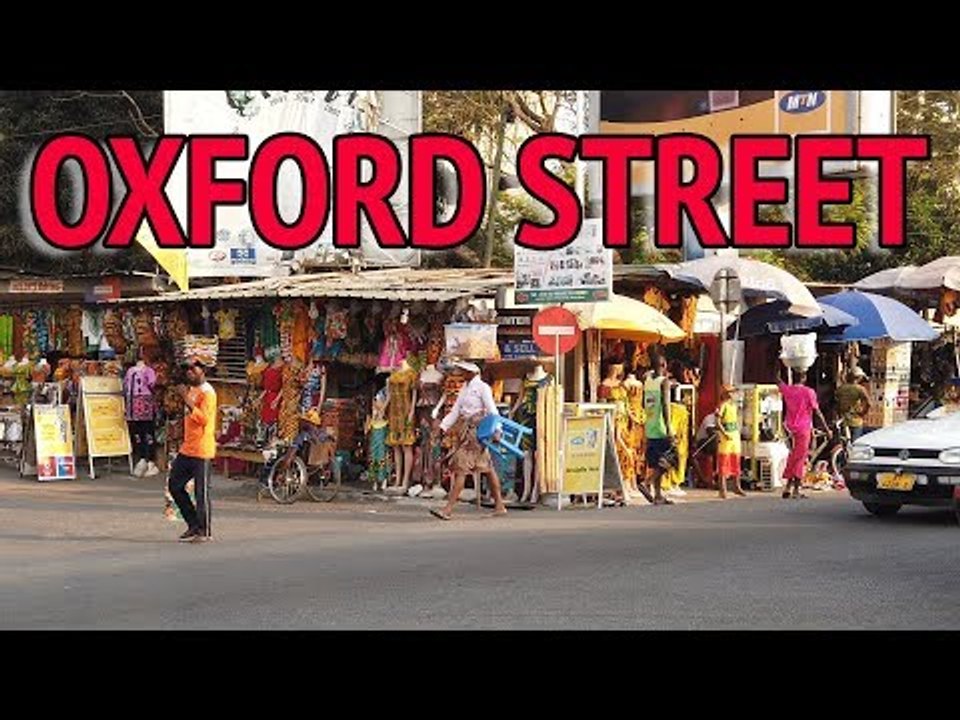Let's Walk With Us Down Oxford Streeet In Accra Ghana - Travel Blog