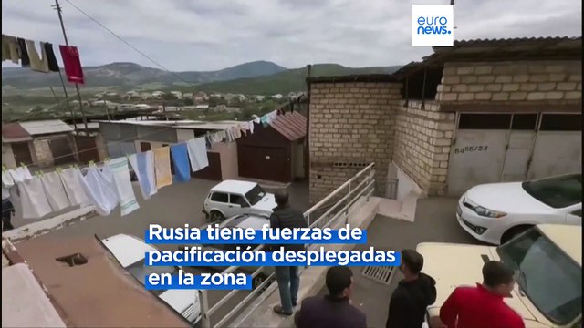 Combates en el enclave armenio de Nagorno Karabaj, en Azerbaiyán