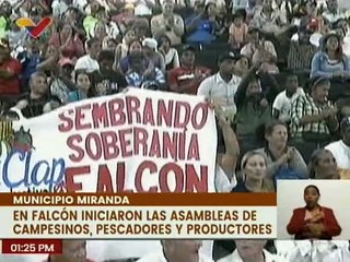 Falcón | Realizan primera asamblea con campesinos, pescadores y productores en el mcpio. Miranda