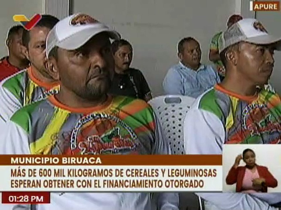 Apure | Productores fueron beneficiados con financiamiento para la siembra de cereales y leguminosas