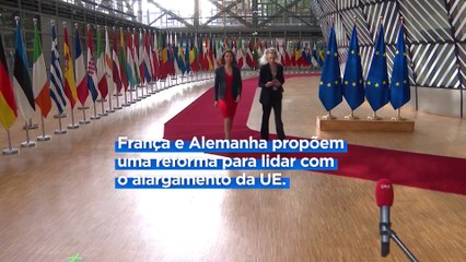 Alemanha e França têm proposta de reforma para o alargamento da UE