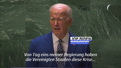 Biden: Klimakrise ist "existenzielle Bedrohung für die Menschheit"