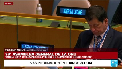 Volodímir Zelenski: "Todos tenemos que hacer una guerra para la paz"