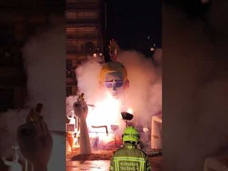 Last Cremà of Fallas 2021 Falla Zapadores Vicente Lleó