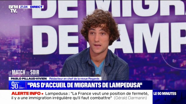 Pas d'accueil de migrants de Lampedusa en France: Je trouve ça honteux et ça génère une douleur. Je ne reconnais plus mon pays , affirme Pablo Pillaud-Vivien