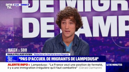 Скачать видео: Pas d'accueil de migrants de Lampedusa en France: 