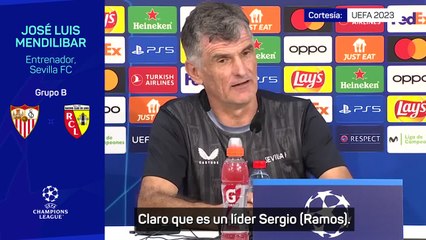 Mendilibar: "Sergio Ramos morirá siendo un líder"